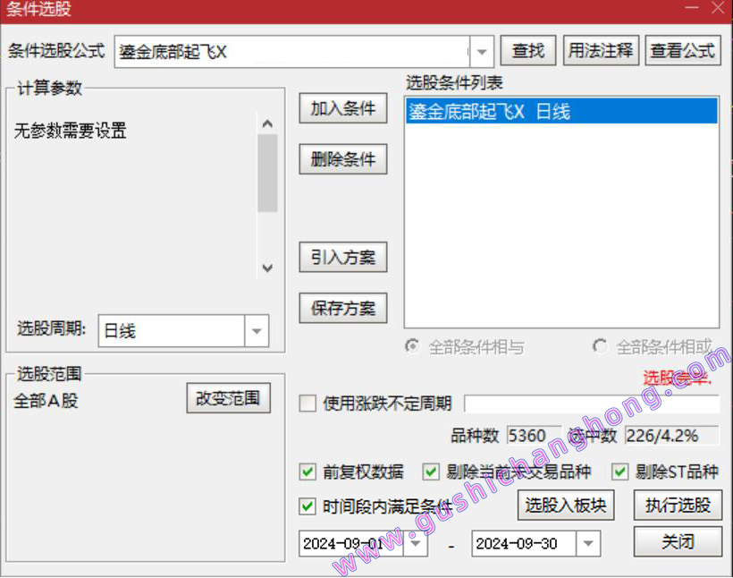 鎏金底部起飞指标