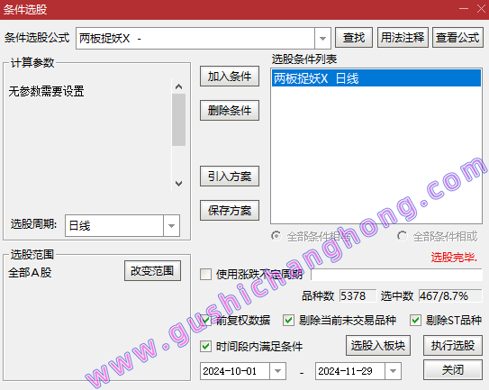两板回调捉妖指标
