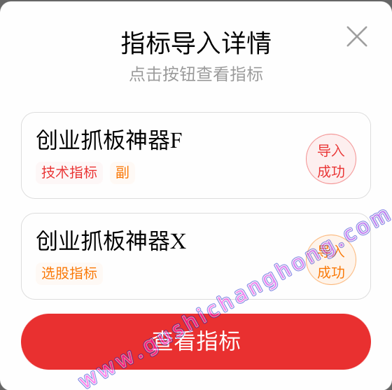 创业抓板神器指标