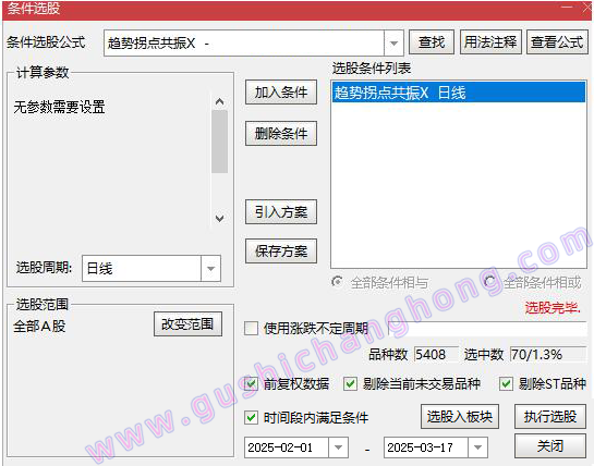 趋势拐点共振指标