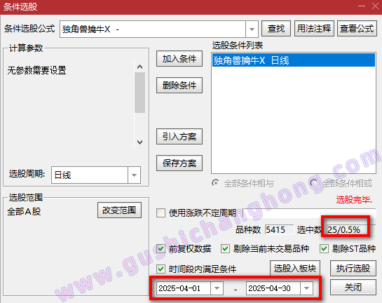 独角兽擒牛指标