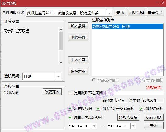 终极控盘寻妖指标