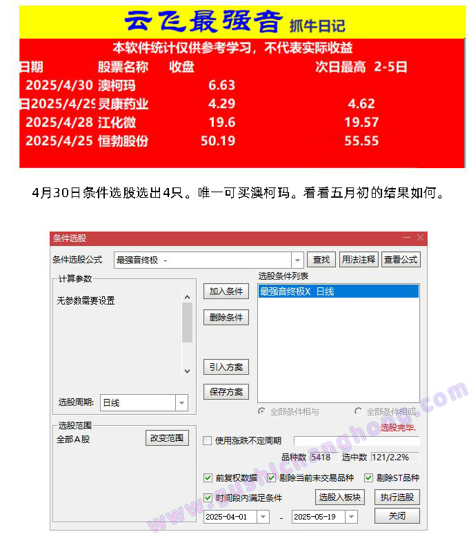 云飞最强音指标