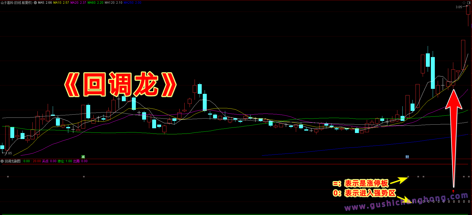 回调龙指标