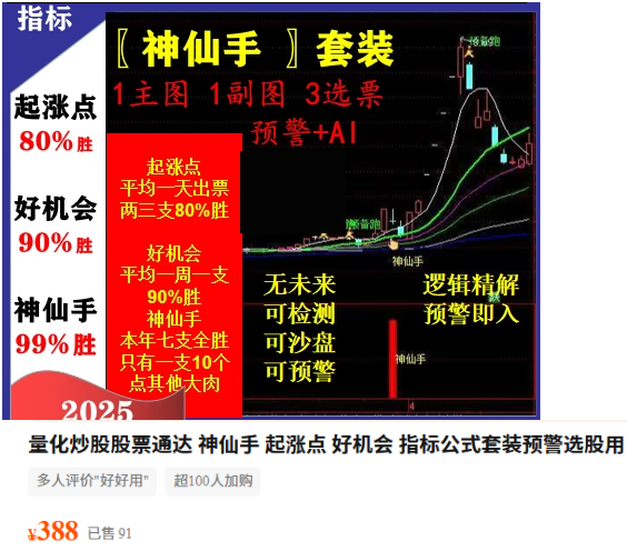 神仙手起涨点指标