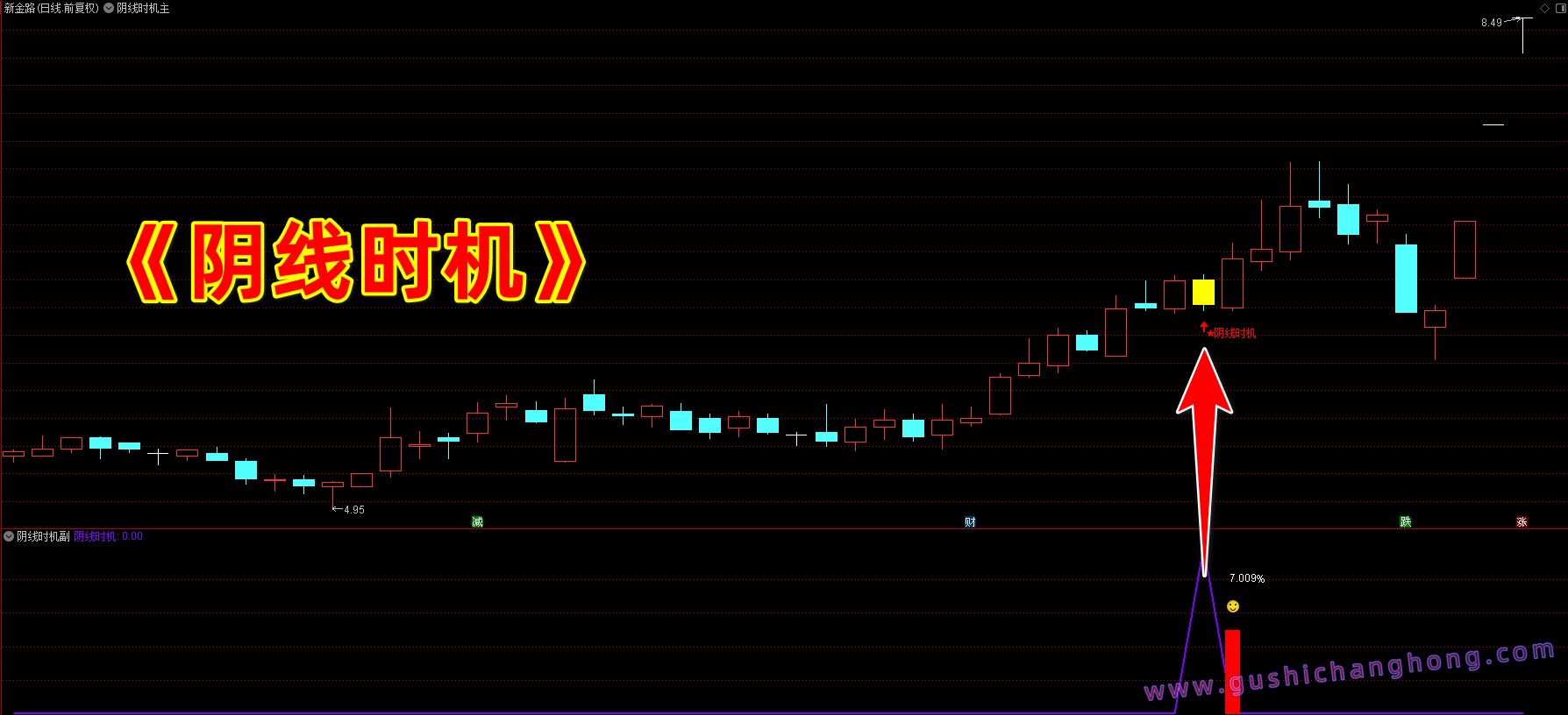 阴线时机指标