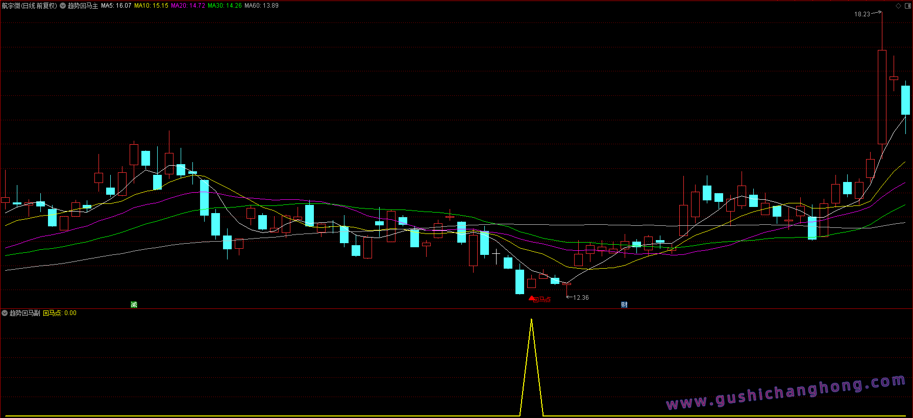 趋势回马指标 趋势回马指标
