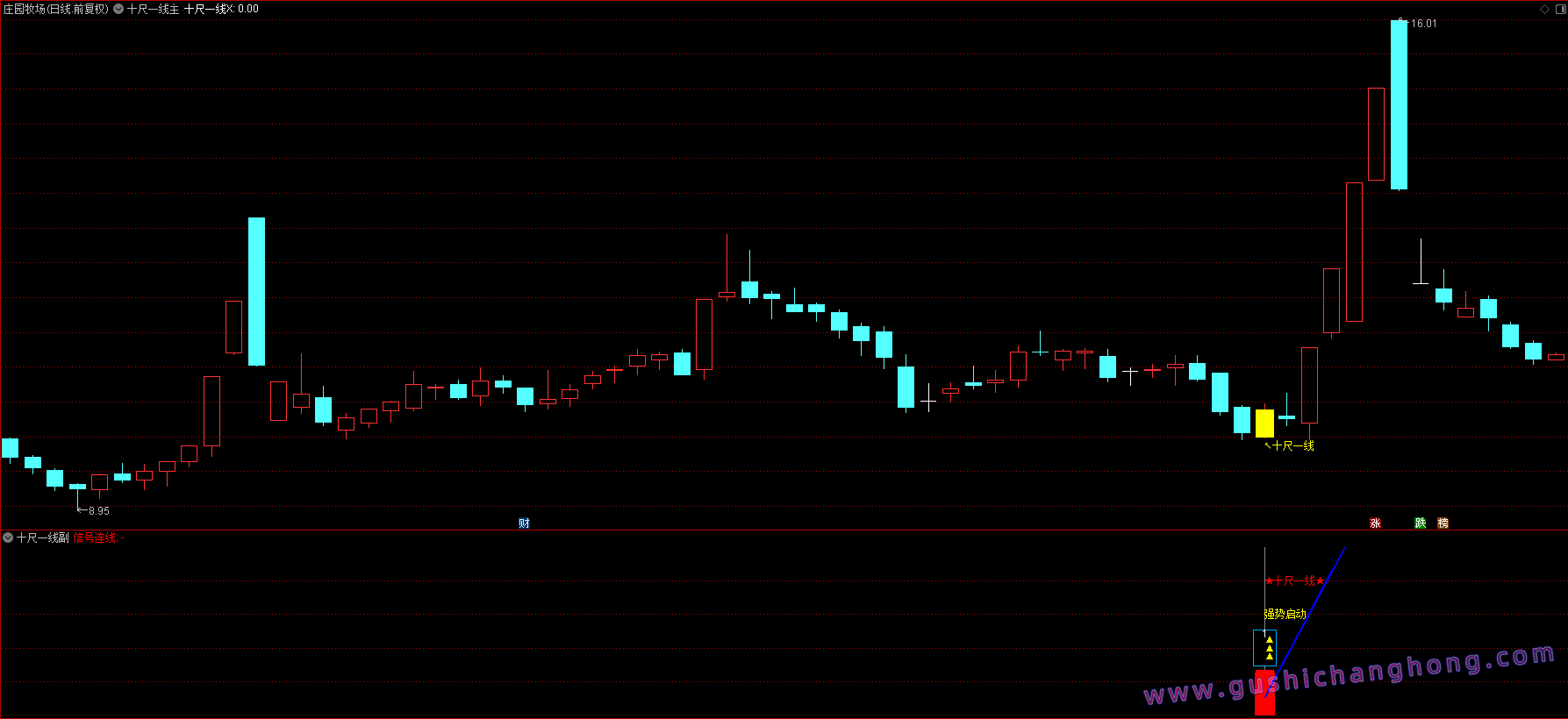 十尺一号线指标