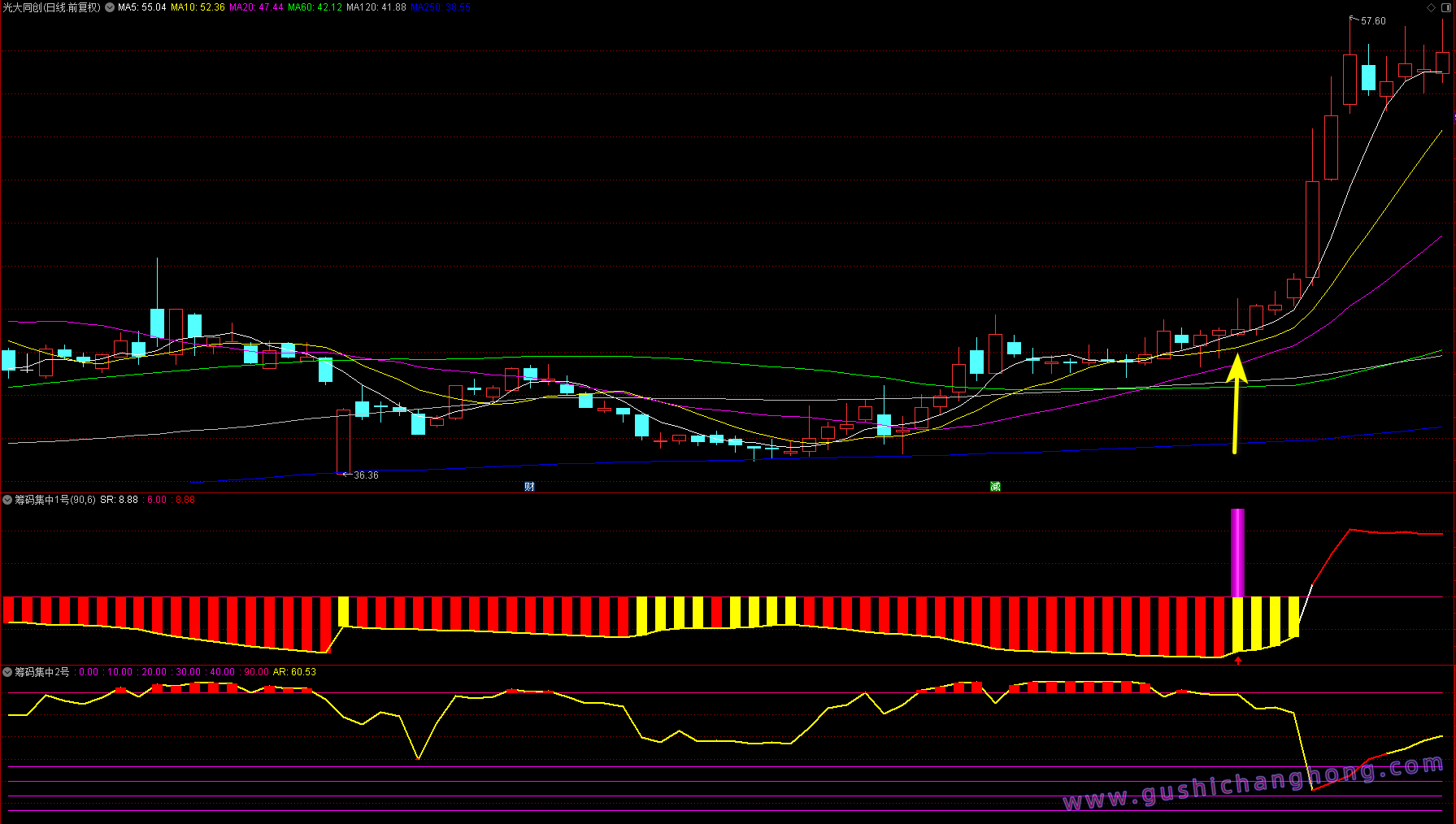 筹码集中度指标