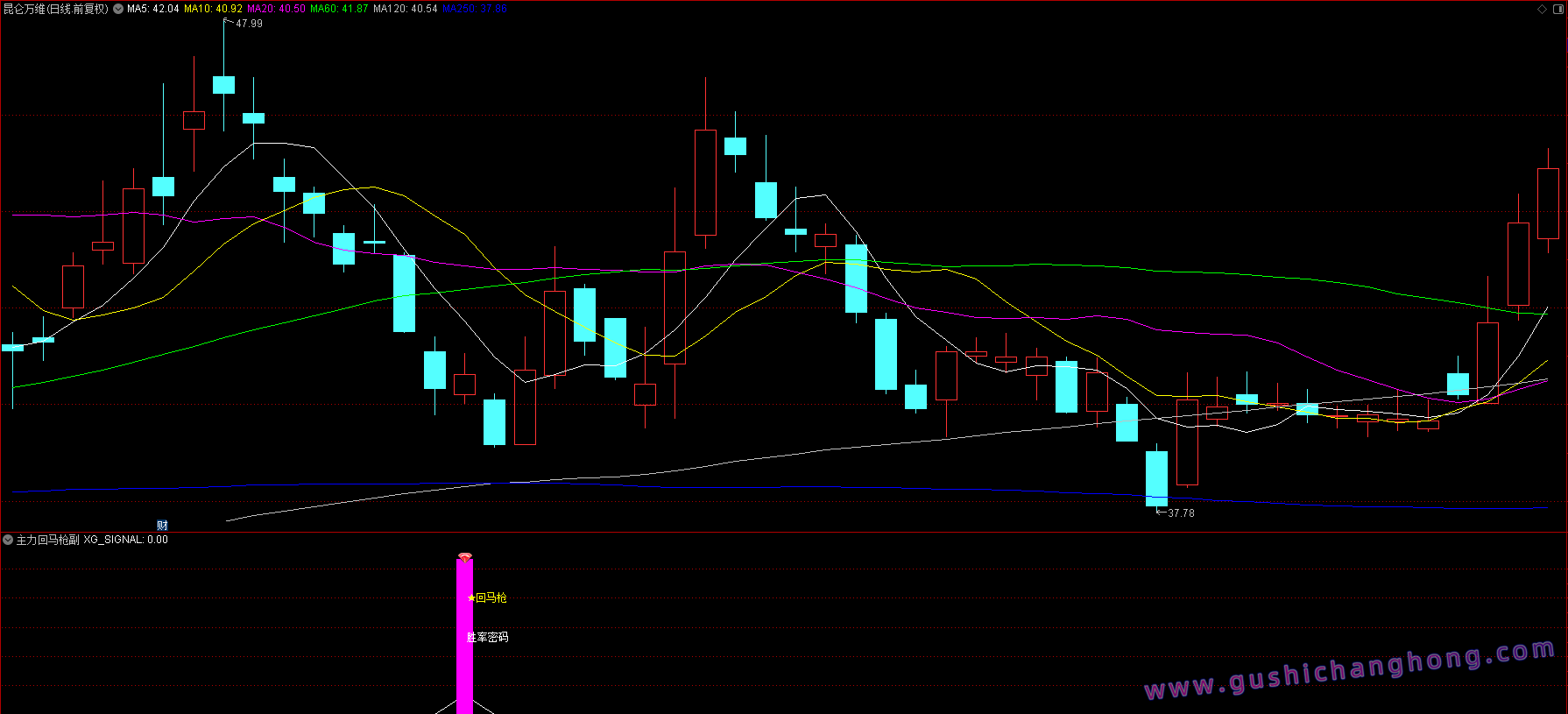 主力回马枪指标