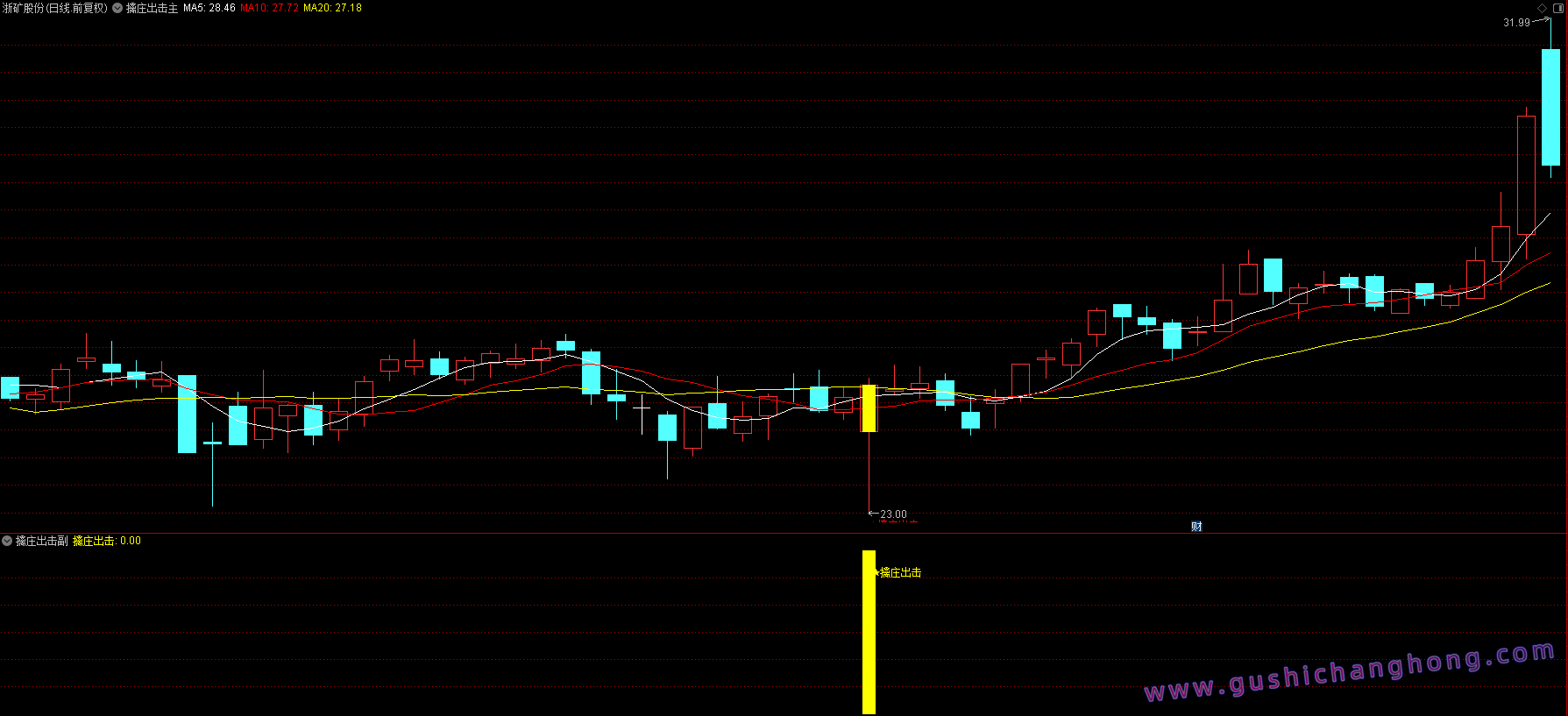 擒庄出击指标 擒庄出击指标