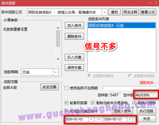 阴阳反转波段指标 阴阳反转波段指标
