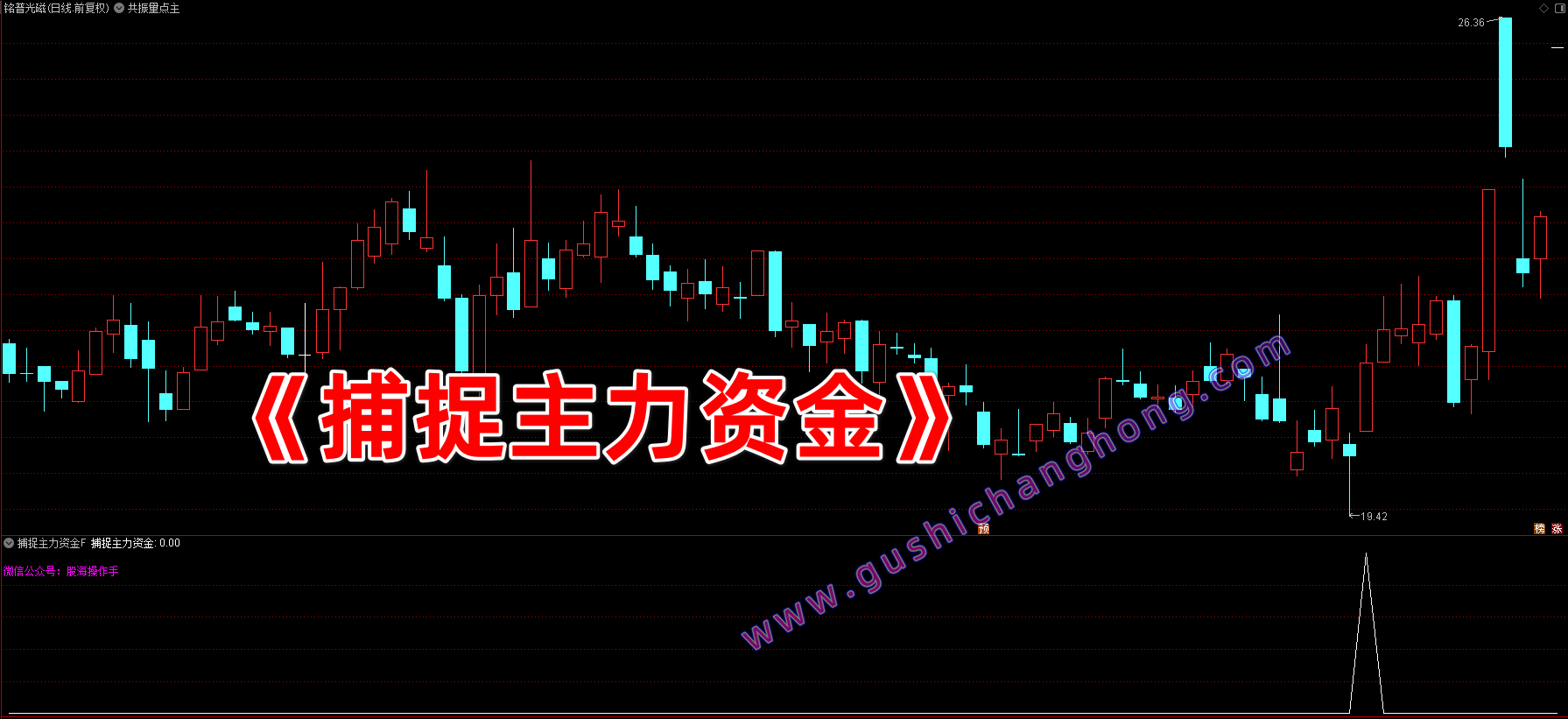 捕捉主力资金指标