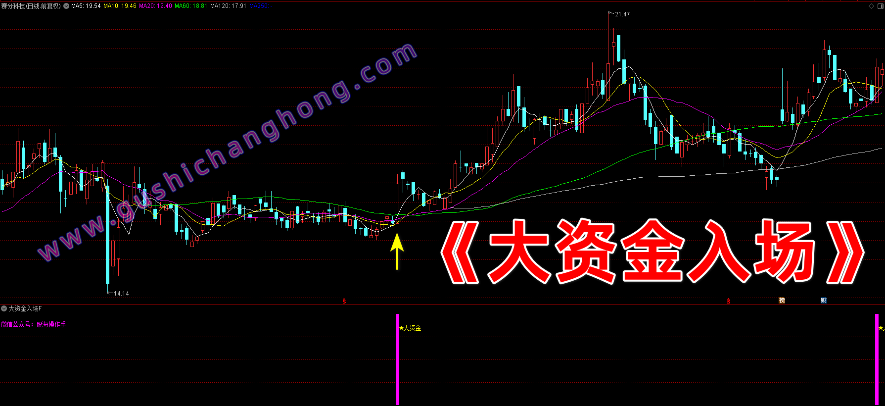 大资金入场指标