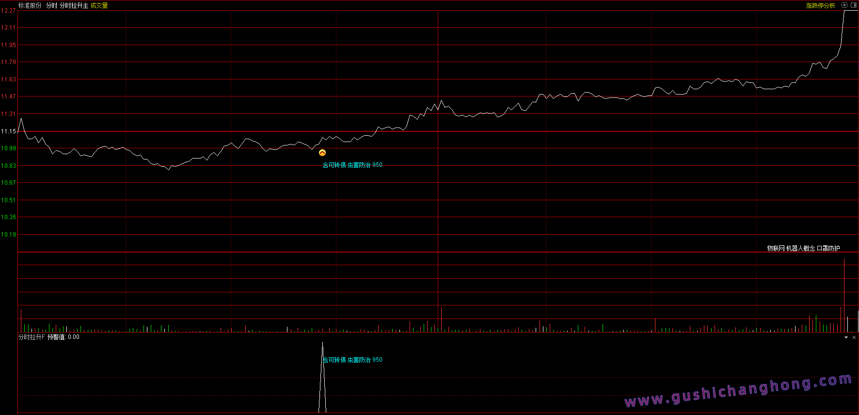 分时拉升辅助指标 分时拉升辅助指标