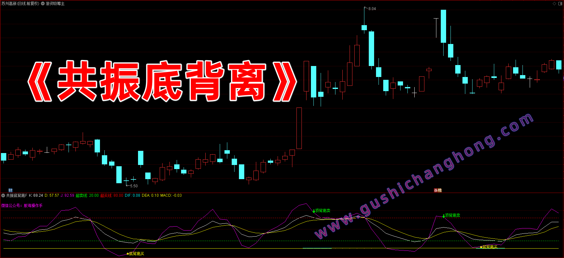 共振底背离指标