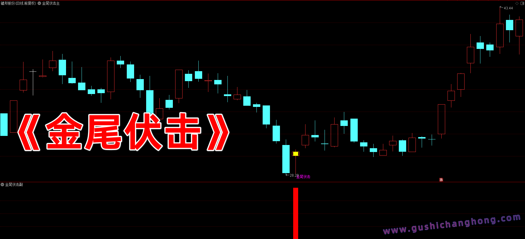 金尾伏击指标
