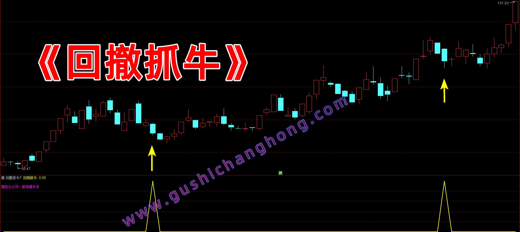 回撤抓牛指标