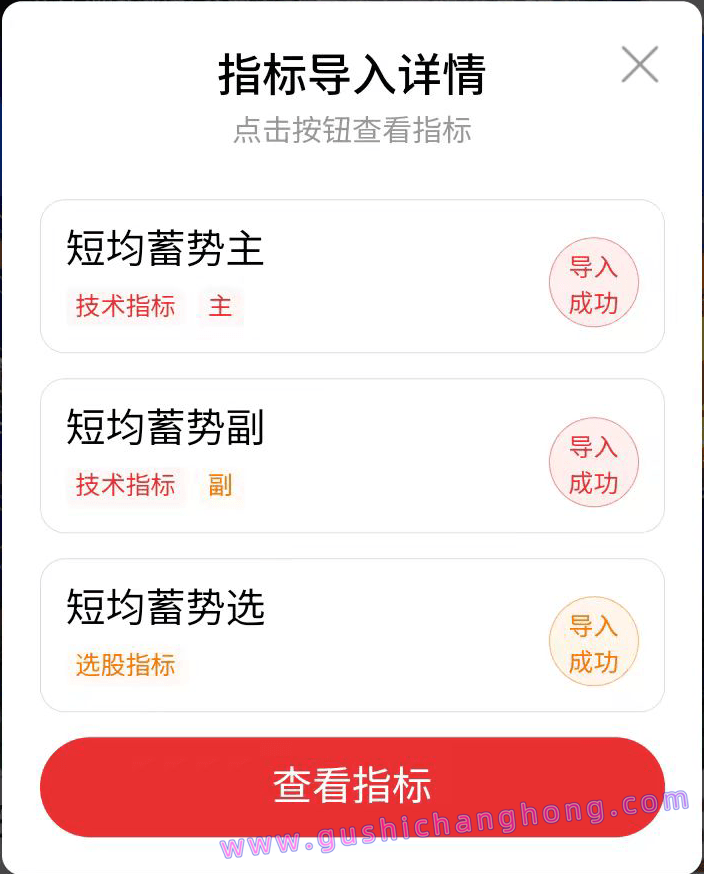 短均蓄势指标 短均蓄势指标