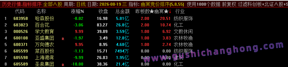 幽冥竞价指标