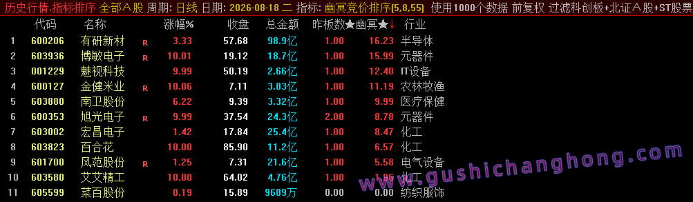 幽冥竞价指标