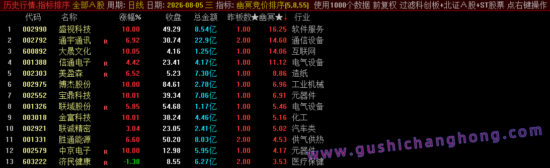 幽冥竞价指标