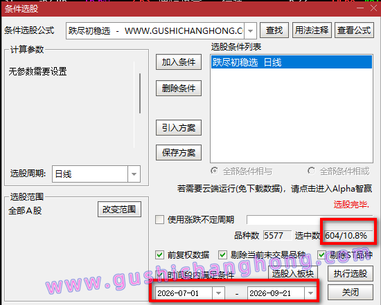 跌尽初稳指标